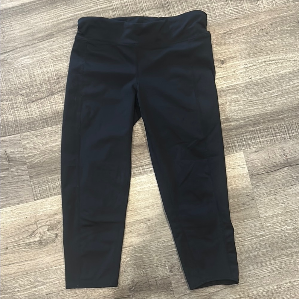 TYR Black Leggings Athletic Stretch